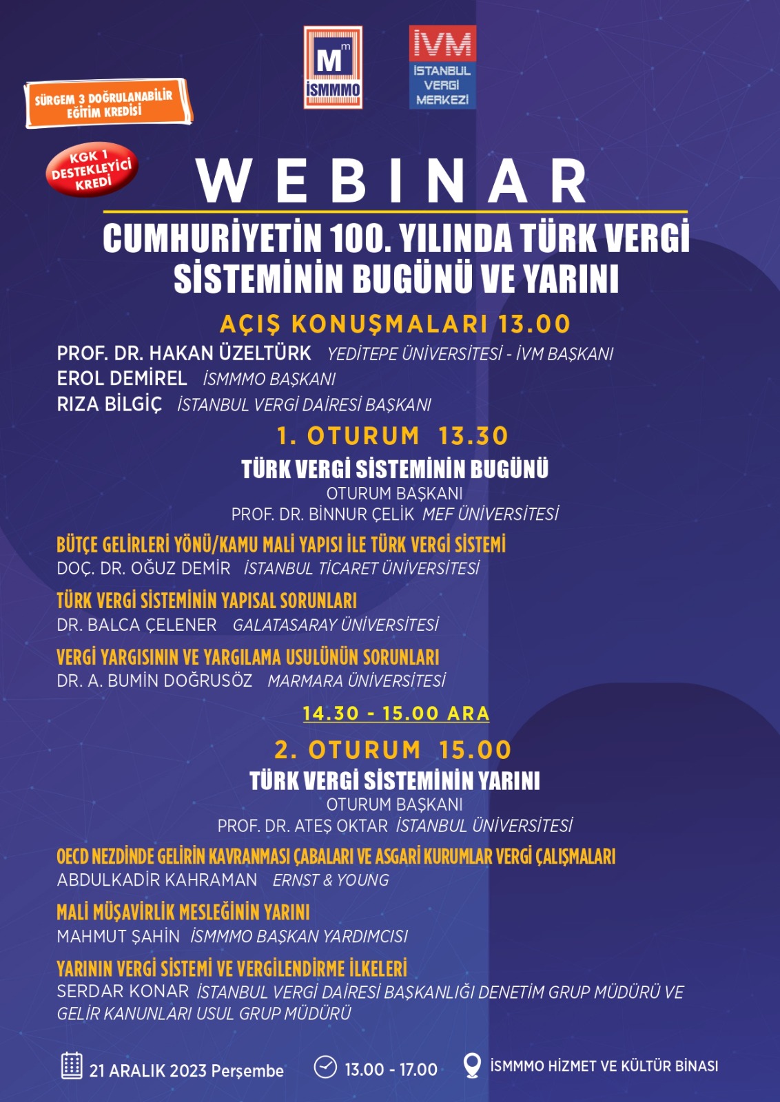 CUMHURİYETİN 100. YILINDA TÜRK VERGİ SİSTEMİNİN BUGÜNÜ VE YARINI
